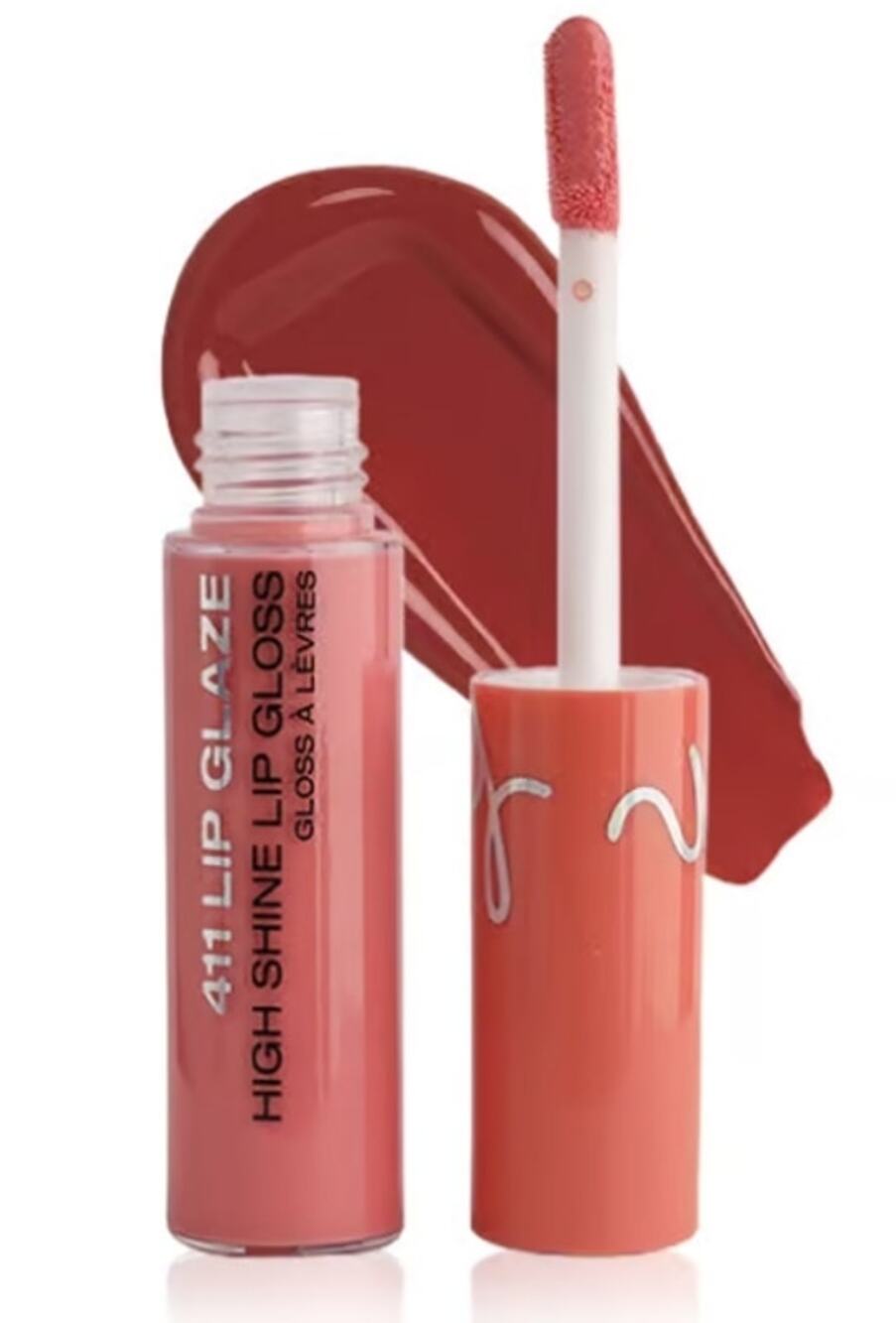 Revolution 411 Lip Glaze High Shine Lip Gloss, Hush, 0.23oz, NWT